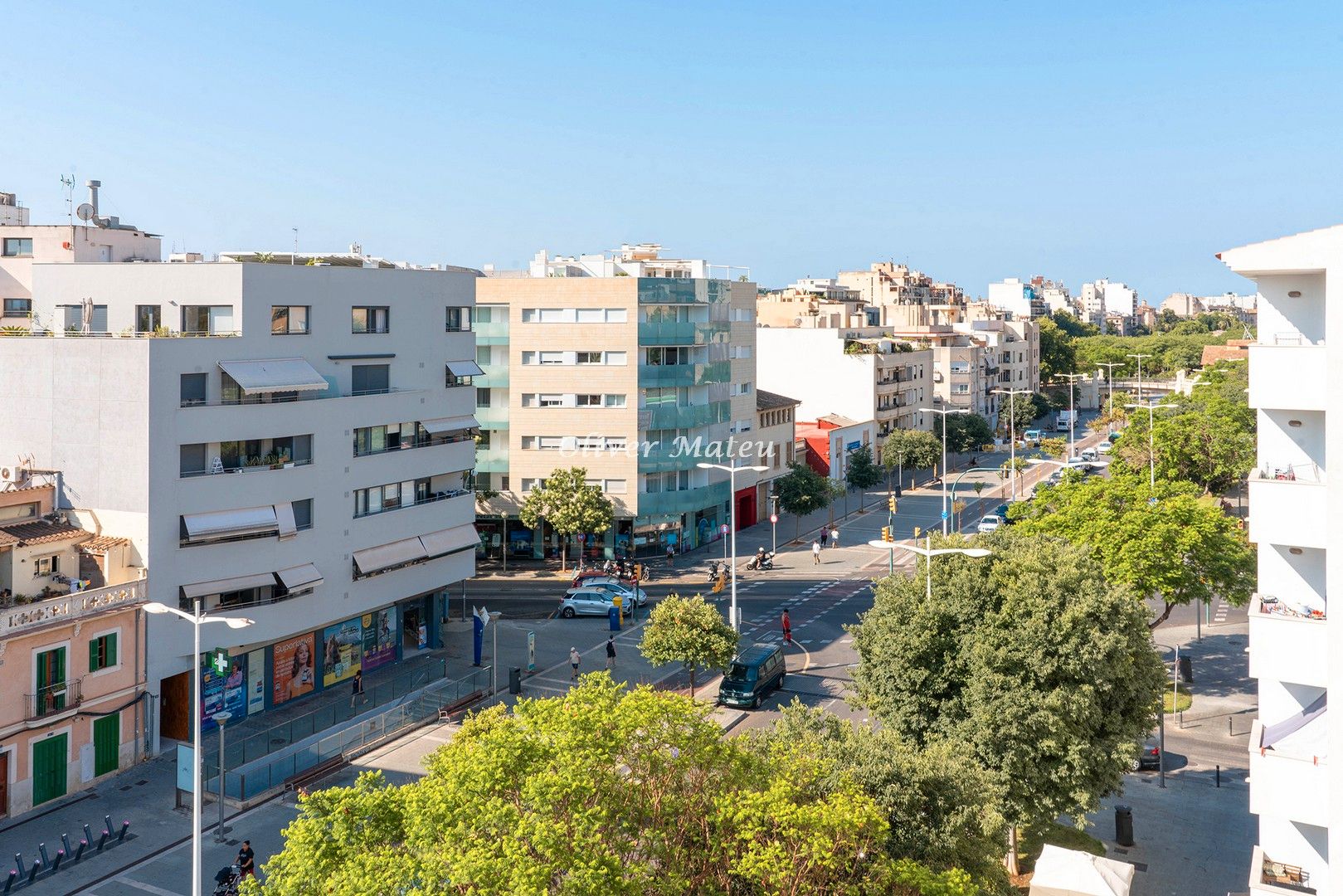 Vista exterior de Àtic en venda en  Palma de Mallorca amb Aire condicionat, Calefacció i Terrassa