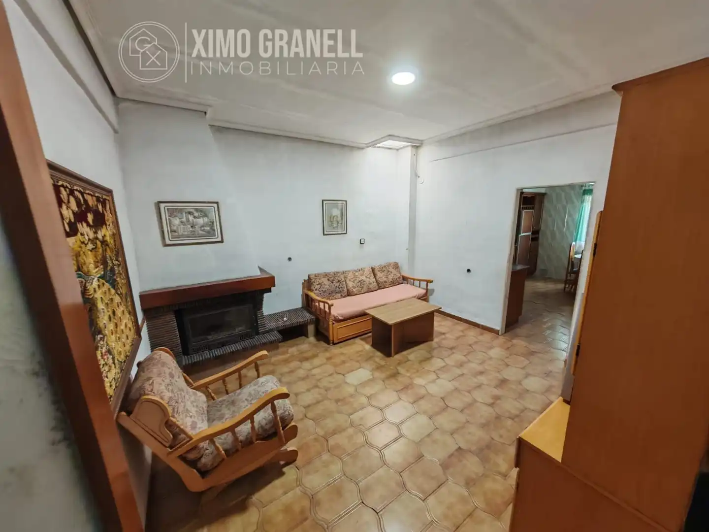 Sala d'estar de Casa o xalet en venda en Castellón de la Plana / Castelló de la Plana amb Aire condicionat, Calefacció i Terrassa
