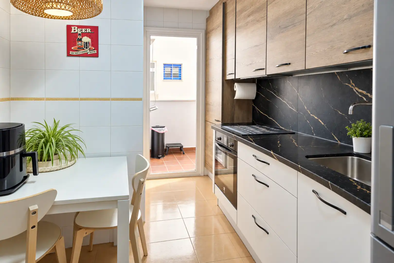 Cuina de Apartament en venda en Manilva amb Aire condicionat, Terrassa i Traster