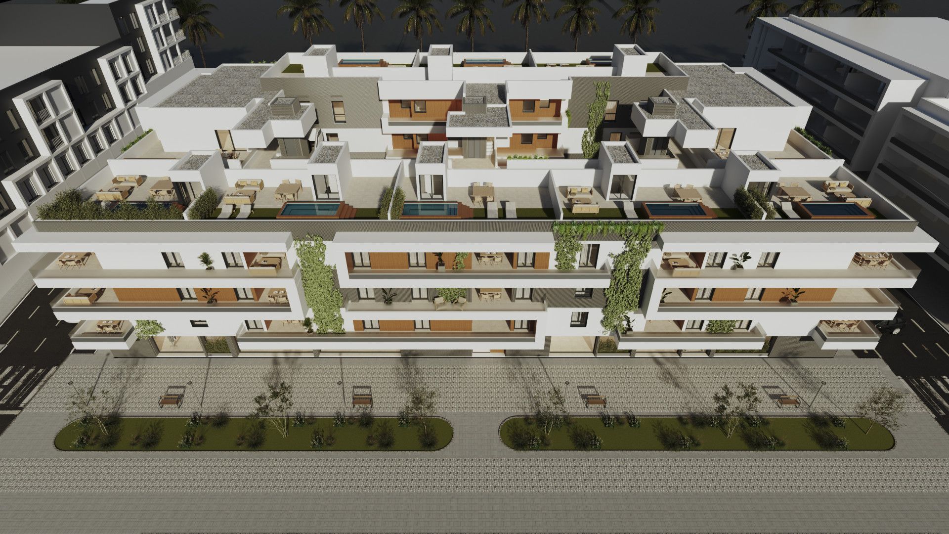 Vista exterior de Apartament en venda en Marbella amb Aire condicionat, Terrassa i Balcó