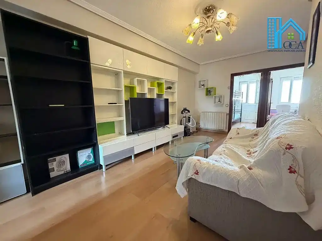 Sala de estar de Piso en venta en Madrid con Aire acondicionado, Terraza y Amueblado