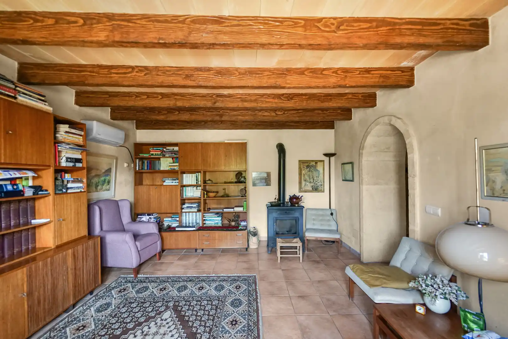 Wohnzimmer von Country house zum Verkauf in Campos mit Klimaanlage, Heizung und Abstellraum