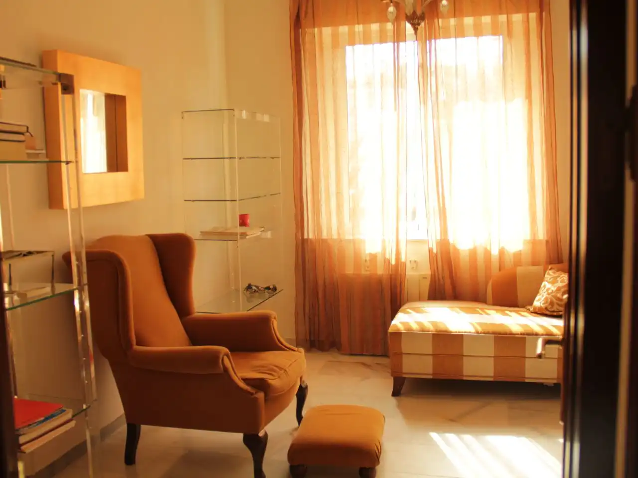 Sala de estar de Casa o chalet de alquiler en Málaga con Aire acondicionado, Calefacción y Jardín privado