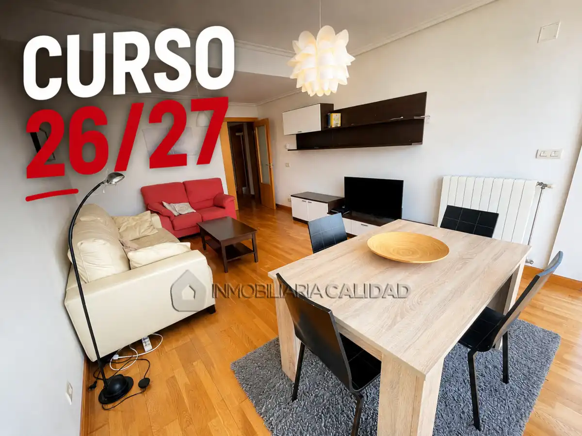 Vista exterior de Pis de lloguer en Burgos amb Calefacció i Moblat