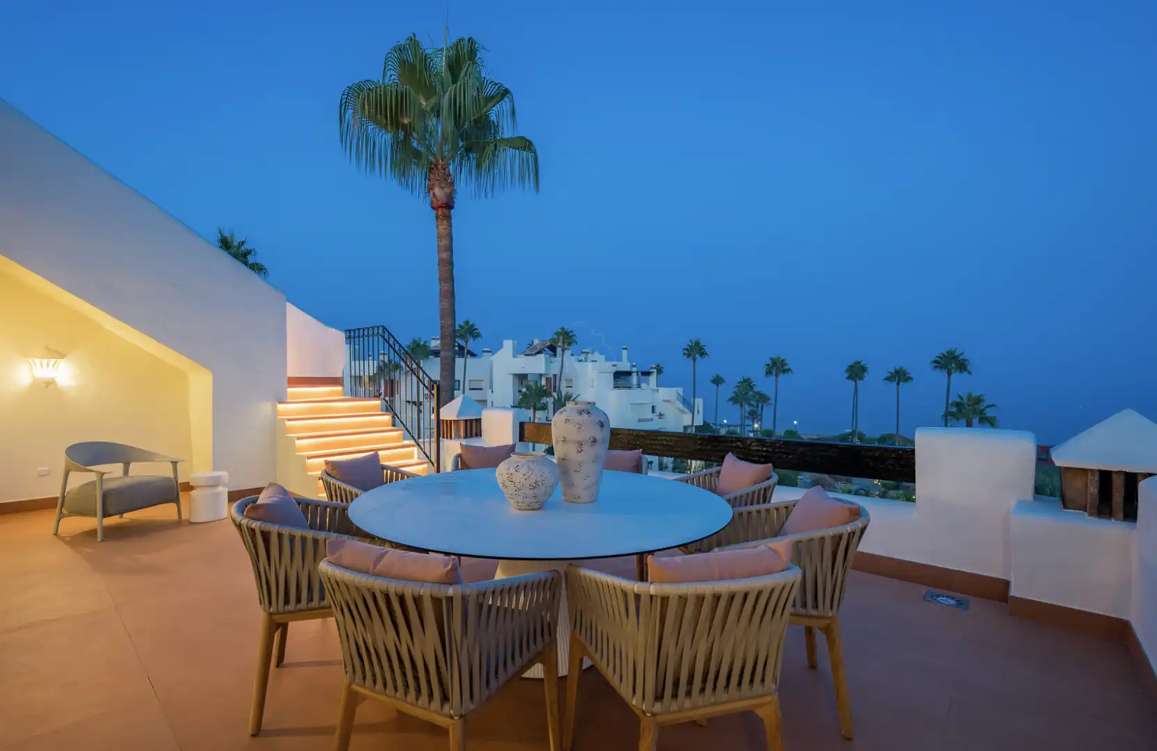Terraza de Ático en venta en Estepona con Terraza, Piscina y Amueblado