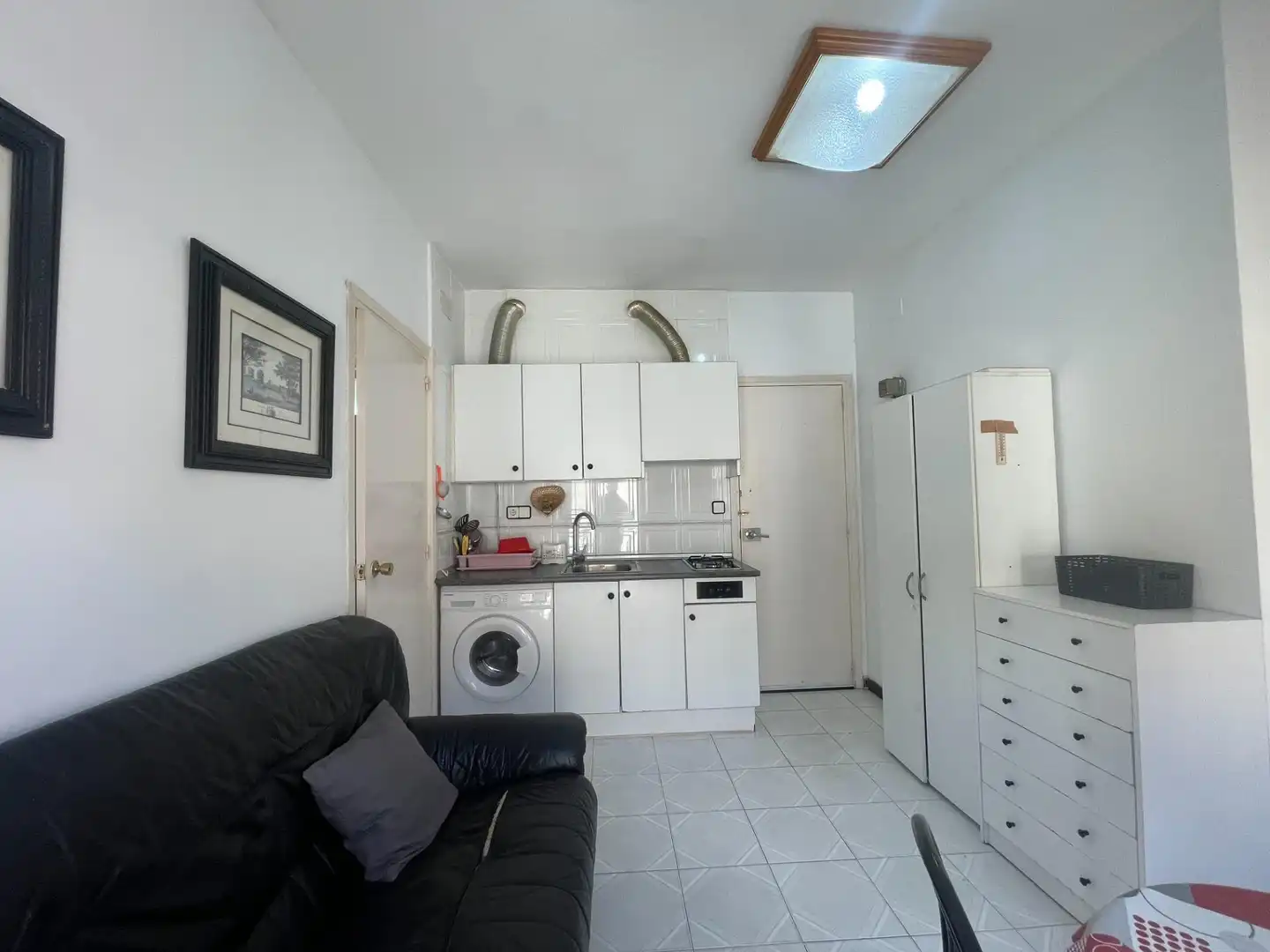 Cocina de Apartamento de alquiler en Requena con Balcón