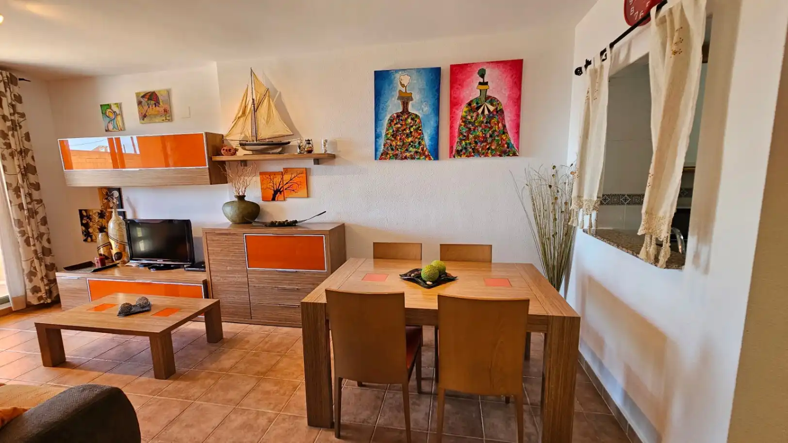 Menjador de Apartament en venda en Alcalà de Xivert amb Aire condicionat, Calefacció i Terrassa