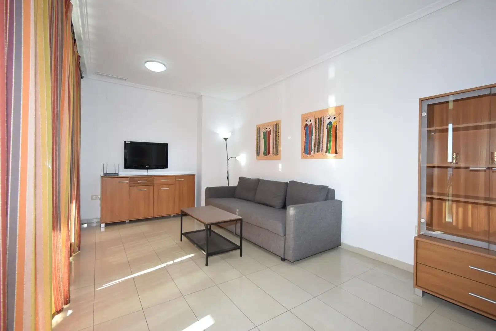 Sala de estar de Apartamento en venta en Benidorm con Aire acondicionado, Calefacción y Jardín privado