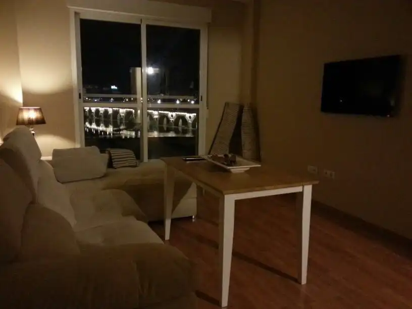 Wohnzimmer von Wohnung zur Miete in Badajoz mit Klimaanlage, Terrasse und Abstellraum