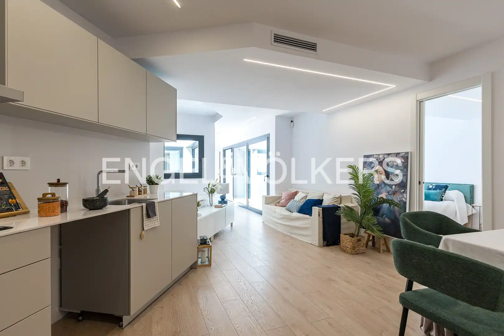 Sala d'estar de Pis en venda en Sabadell amb Aire condicionat, Calefacció i Parquet