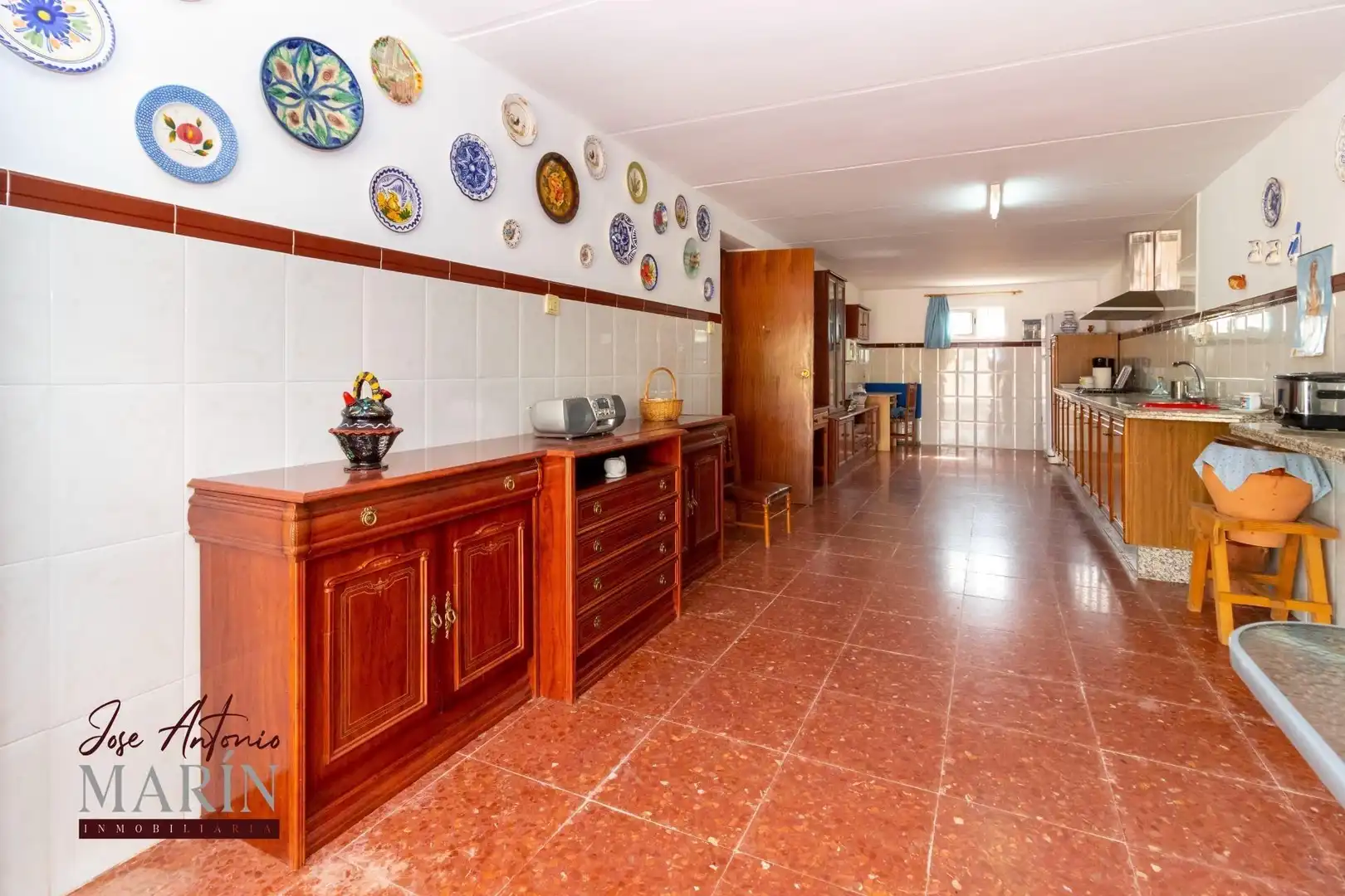 Cocina de Casa o chalet en venta en Badajoz con Aire acondicionado, Jardín privado y Piscina