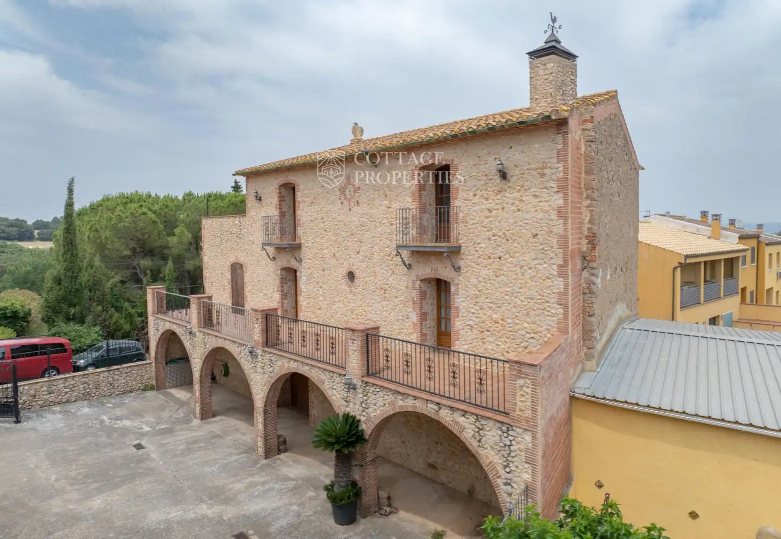 Vista exterior de Finca rústica en venta en Garrigàs