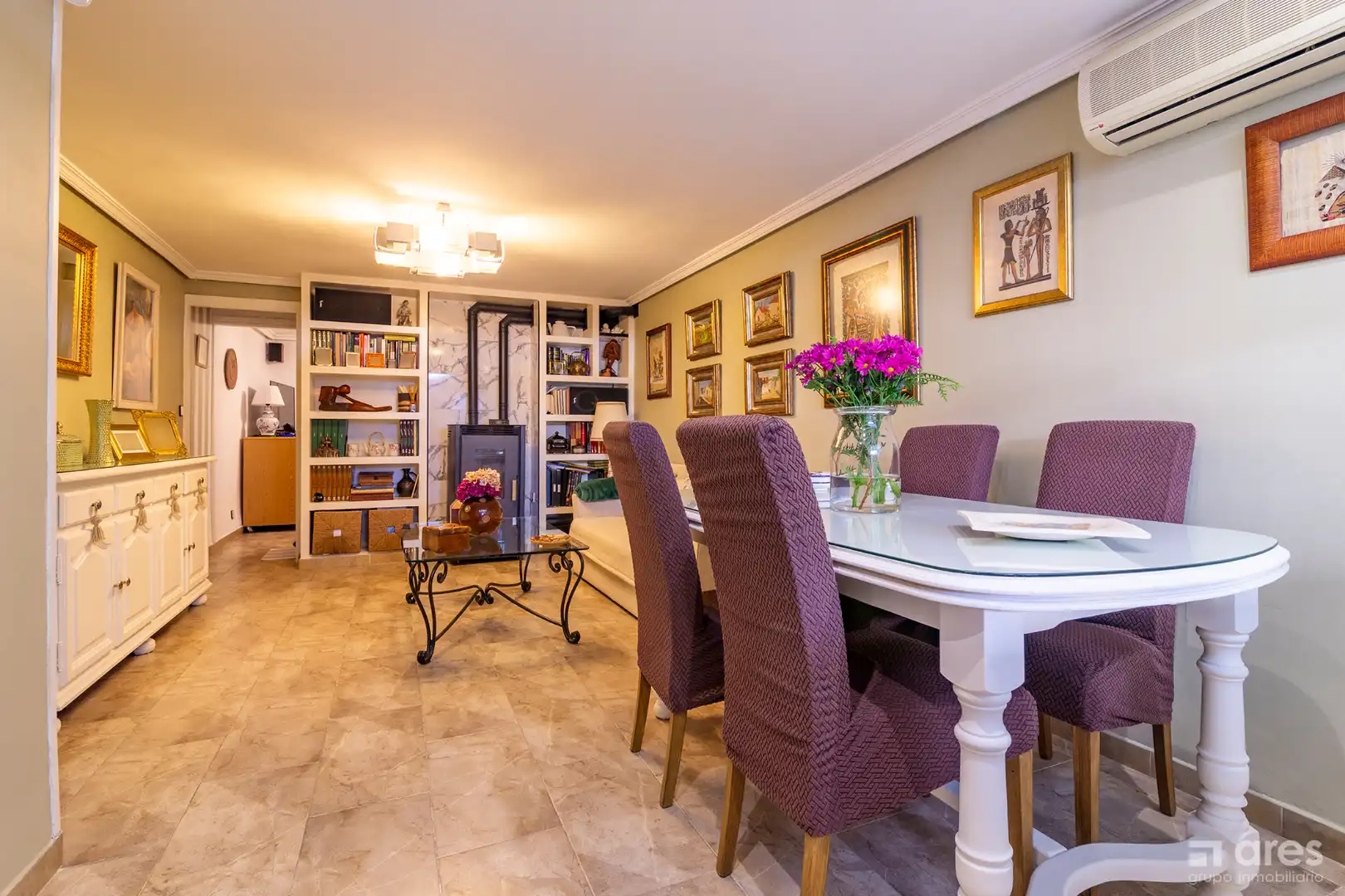 Dining room of Detached homes for sale in Madrid  with Air Conditioner, Heating and Terrace