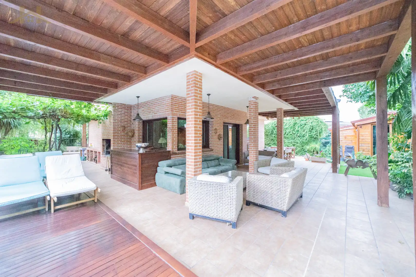 Terraza de Casa o chalet en venta en Boadilla del Monte con Aire acondicionado, Calefacción y Jardín privado