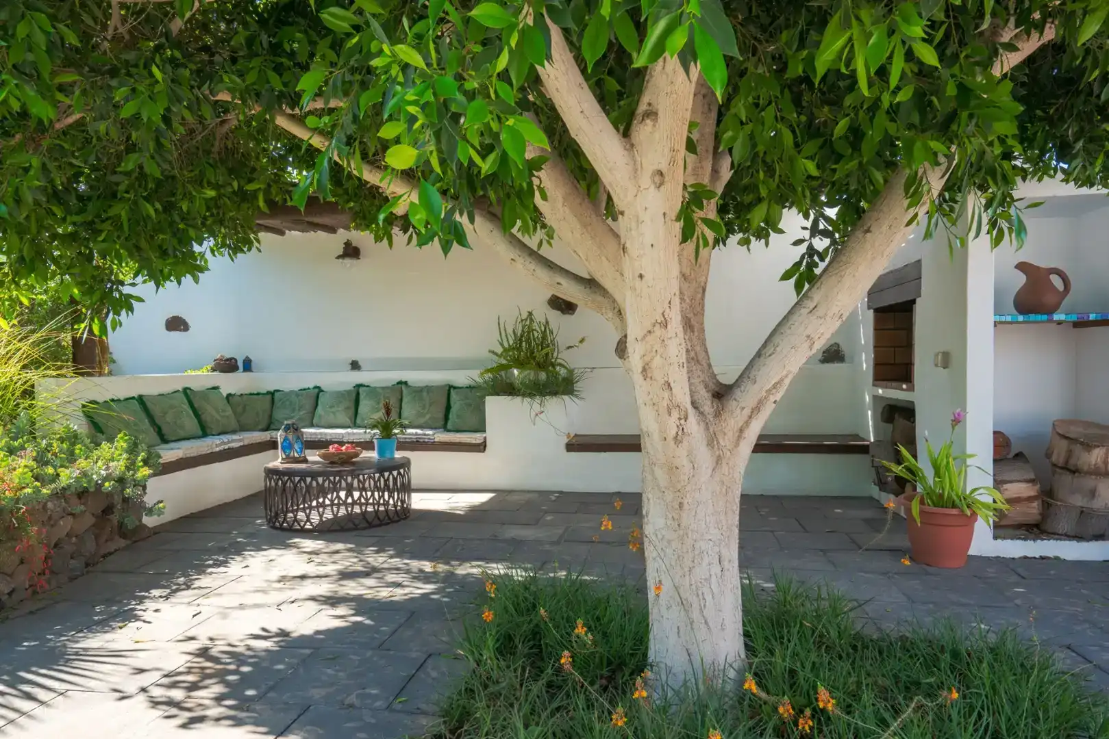 Terraza de Finca rústica en venta en Teguise con Jardín privado, Horno y Lavadora