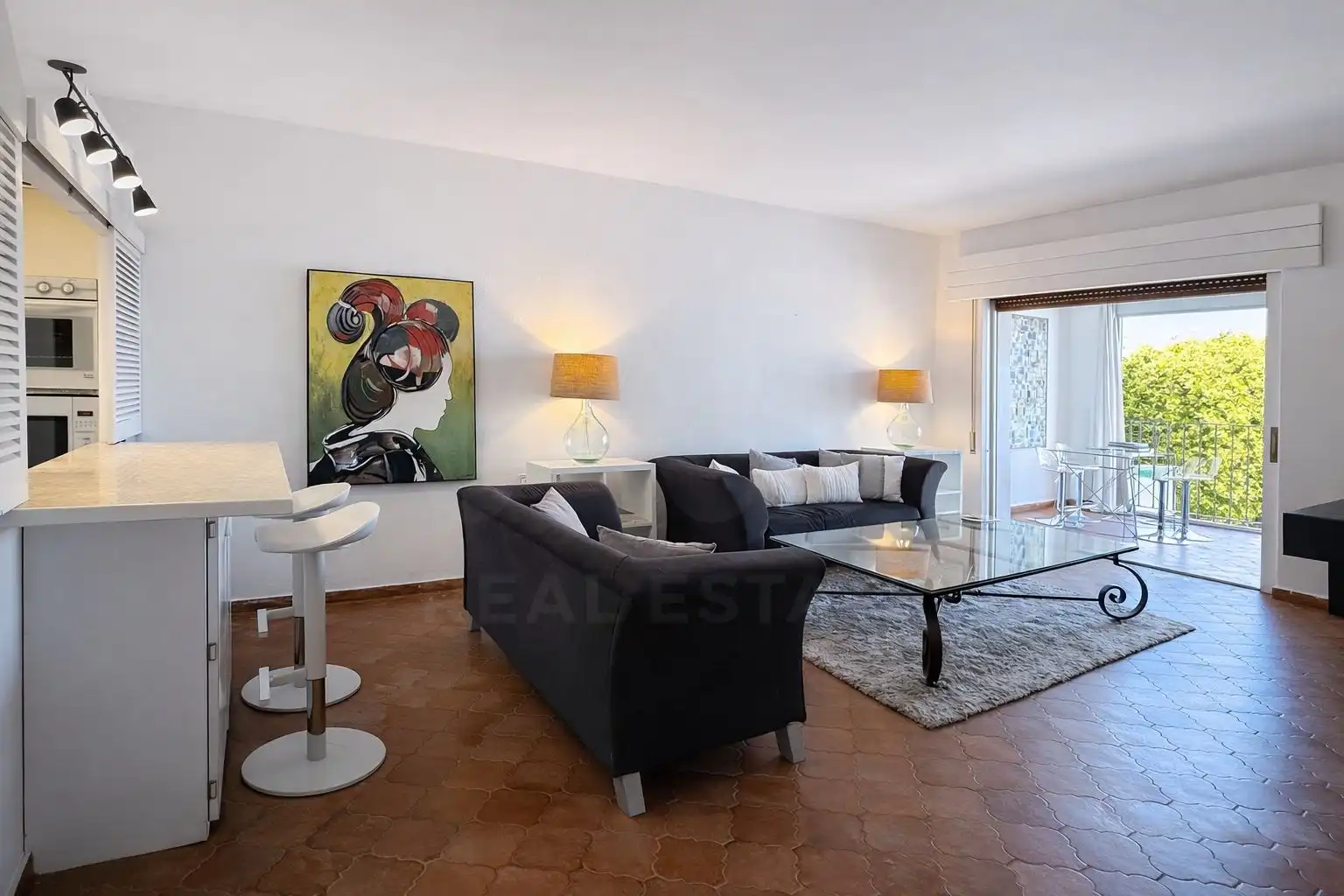 Living room of Flat for sale in Marbella  with Air Conditioner and Terrace