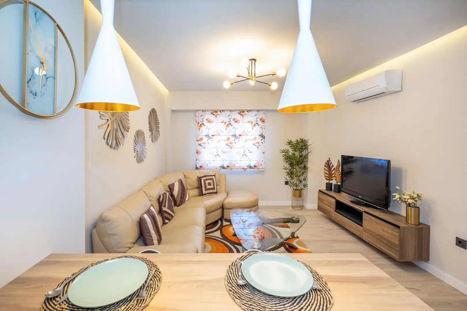 Wohnzimmer von Wohnungen zur Miete in Granada mit Klimaanlage, Heizung und Möbliert