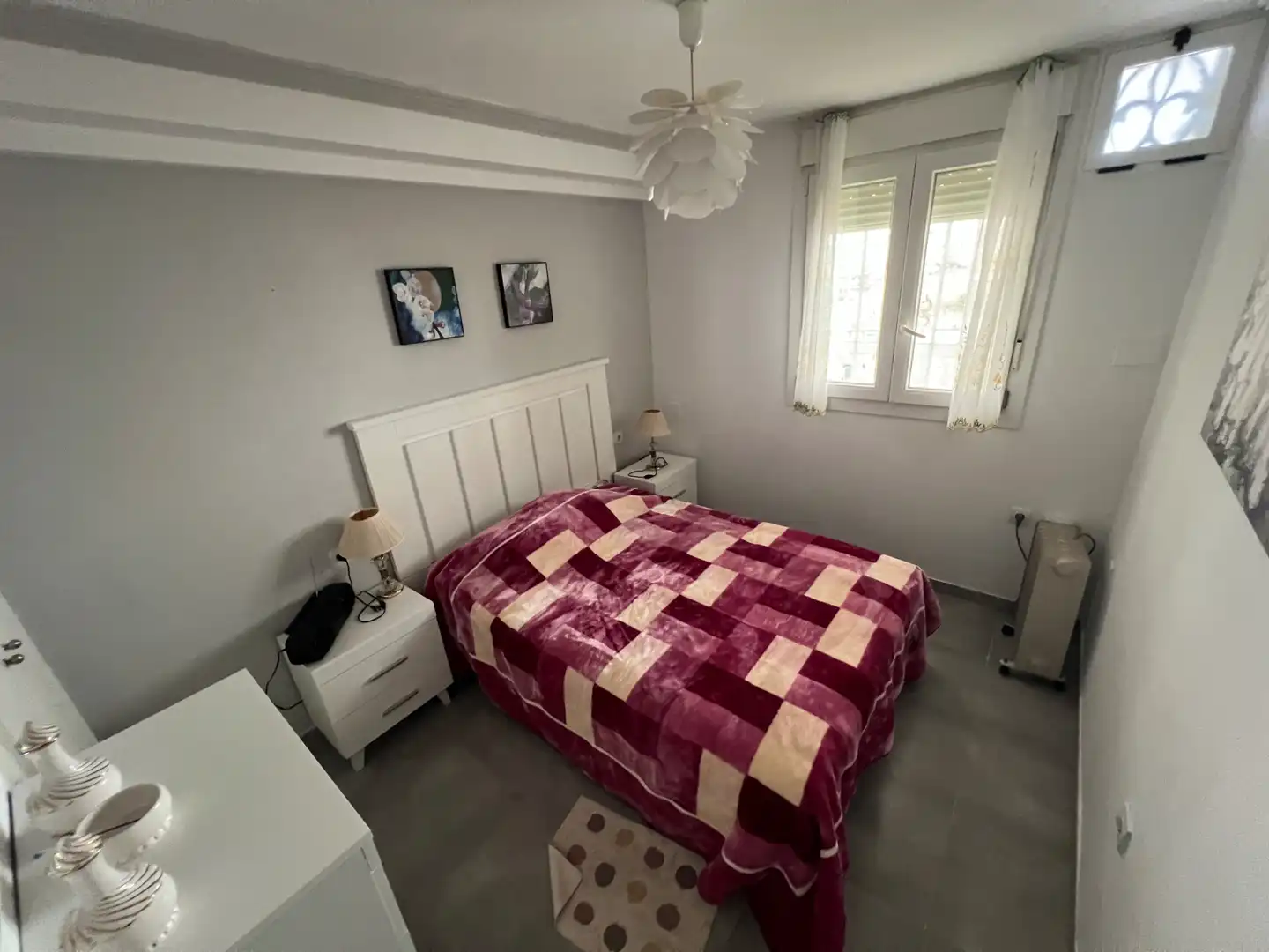 Schlafzimmer von Wohnung zur Miete in Benalmádena mit Terrasse, Möbliert und Ofen