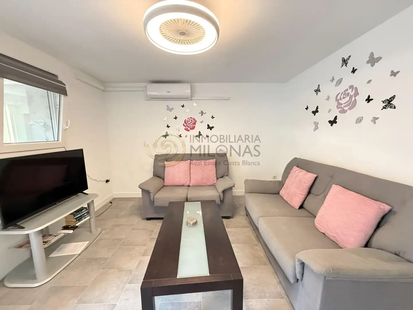 Sala de estar de Casa o chalet en venta en Benidorm con Aire acondicionado, Calefacción y Jardín privado