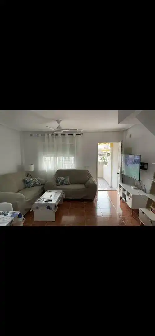 Wohnzimmer von Maisonette zur Miete in Cartagena mit Klimaanlage und Schwimmbad