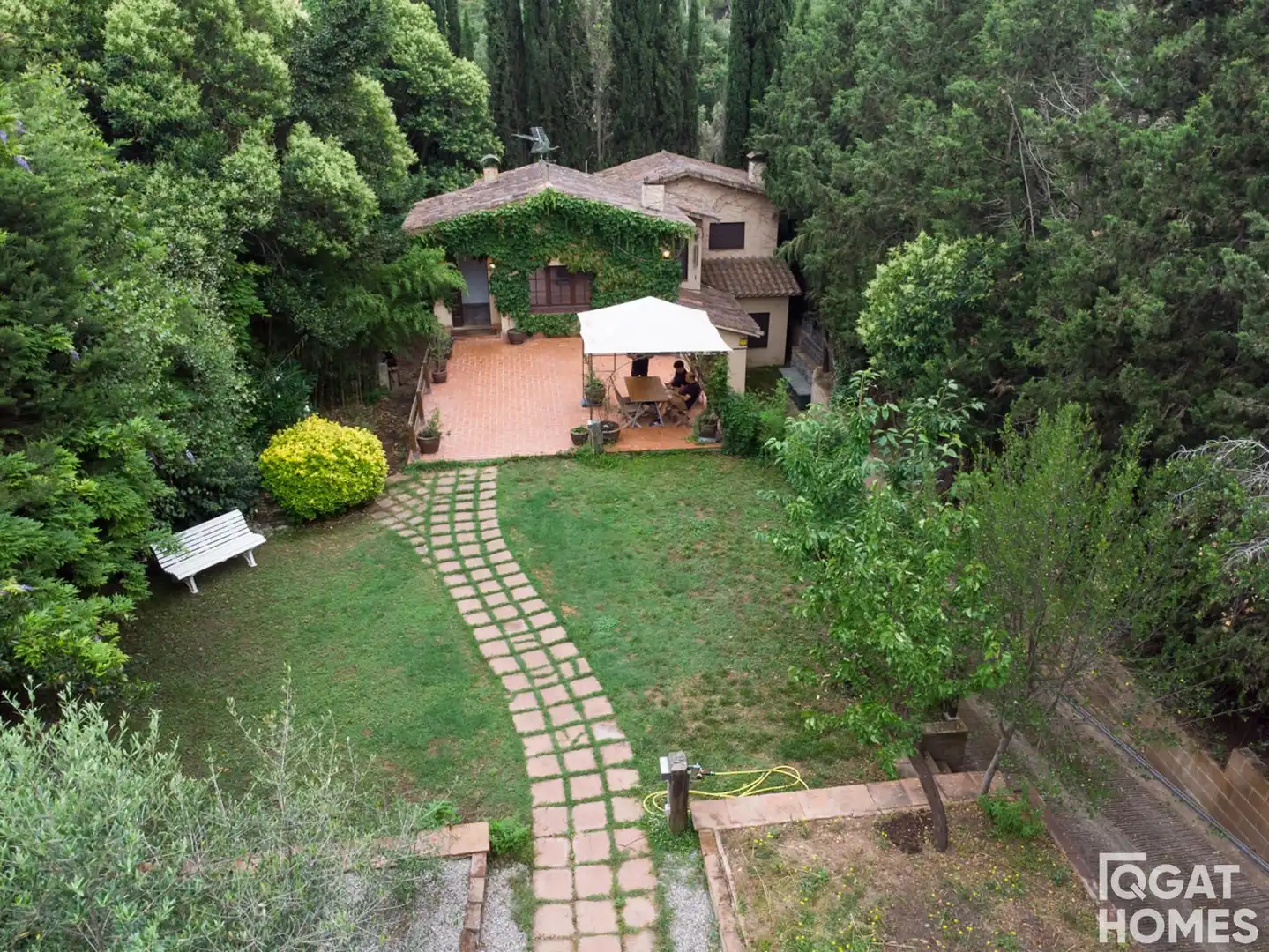 Jardín de Casa o chalet en venta en Sant Cugat del Vallès con Aire acondicionado, Calefacción y Terraza