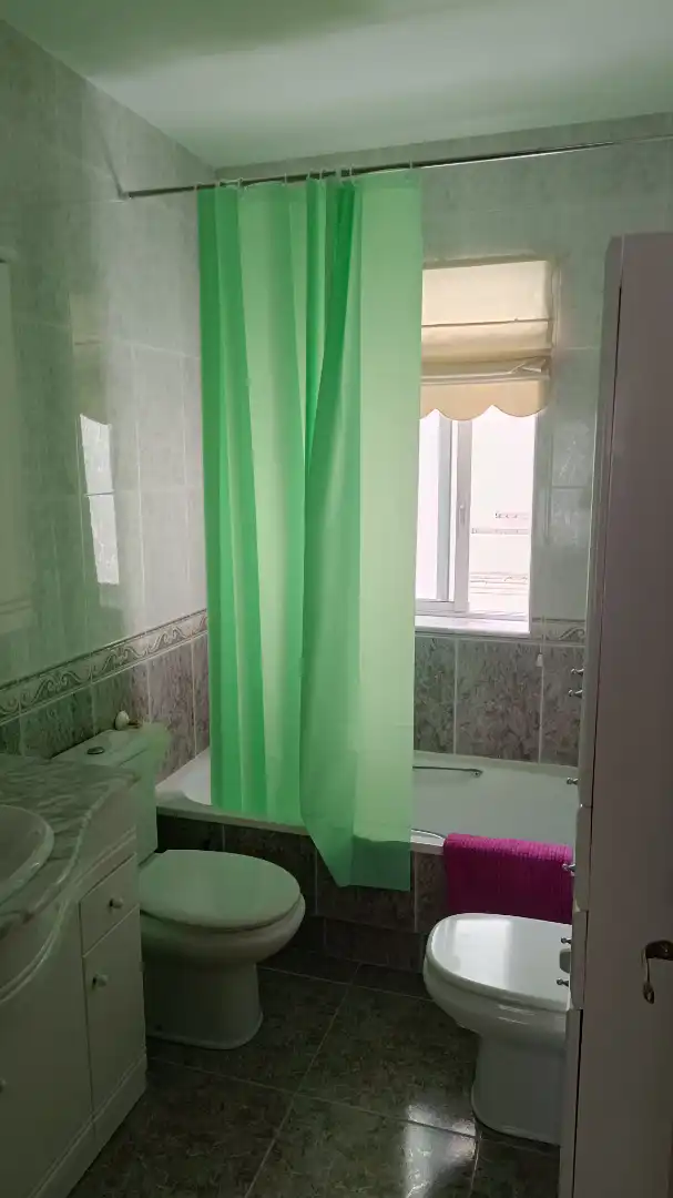 Bathroom of Flat for rent in A Coruña Capital   with Parquet flooring, Furnished and Oven