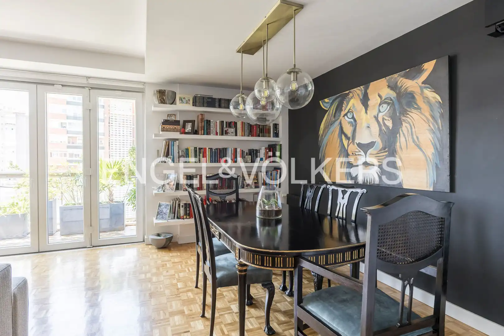 Dining room of Flat for sale in Madrid  with Air Conditioner, Heating and Parquet flooring