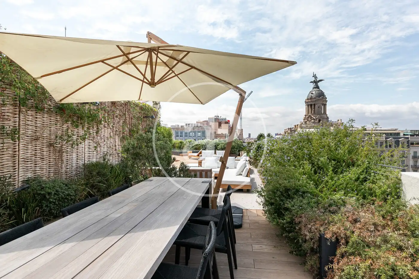 Terrasse von Wohnung zum Verkauf in Barcelona mit Klimaanlage, Heizung und Privatgarten
