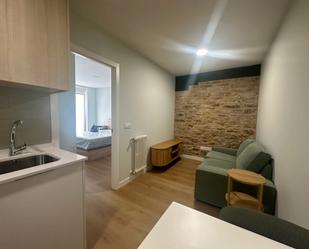 Living room of Apartment to rent in Santiago de Compostela   with Heating, Parquet flooring and Terrace