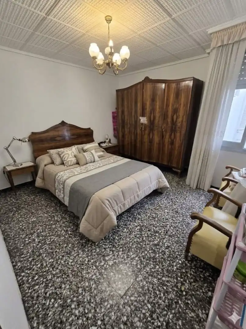 Bedroom of Flat for sale in Elche / Elx  with Air Conditioner and Balcony