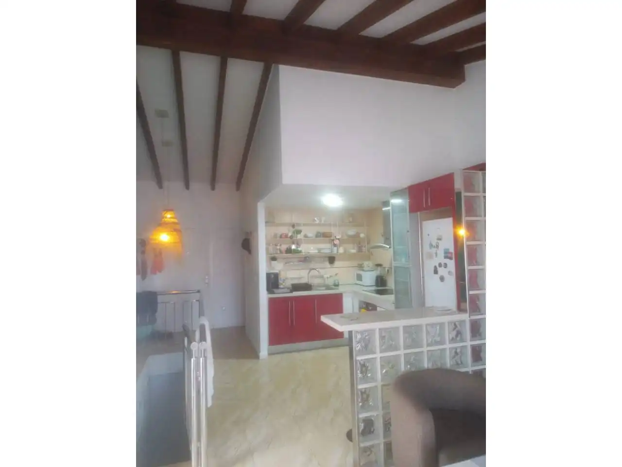 Küche von Wohnung zum Verkauf in Santa Pola mit Klimaanlage, Terrasse und Gemeinschaftspool