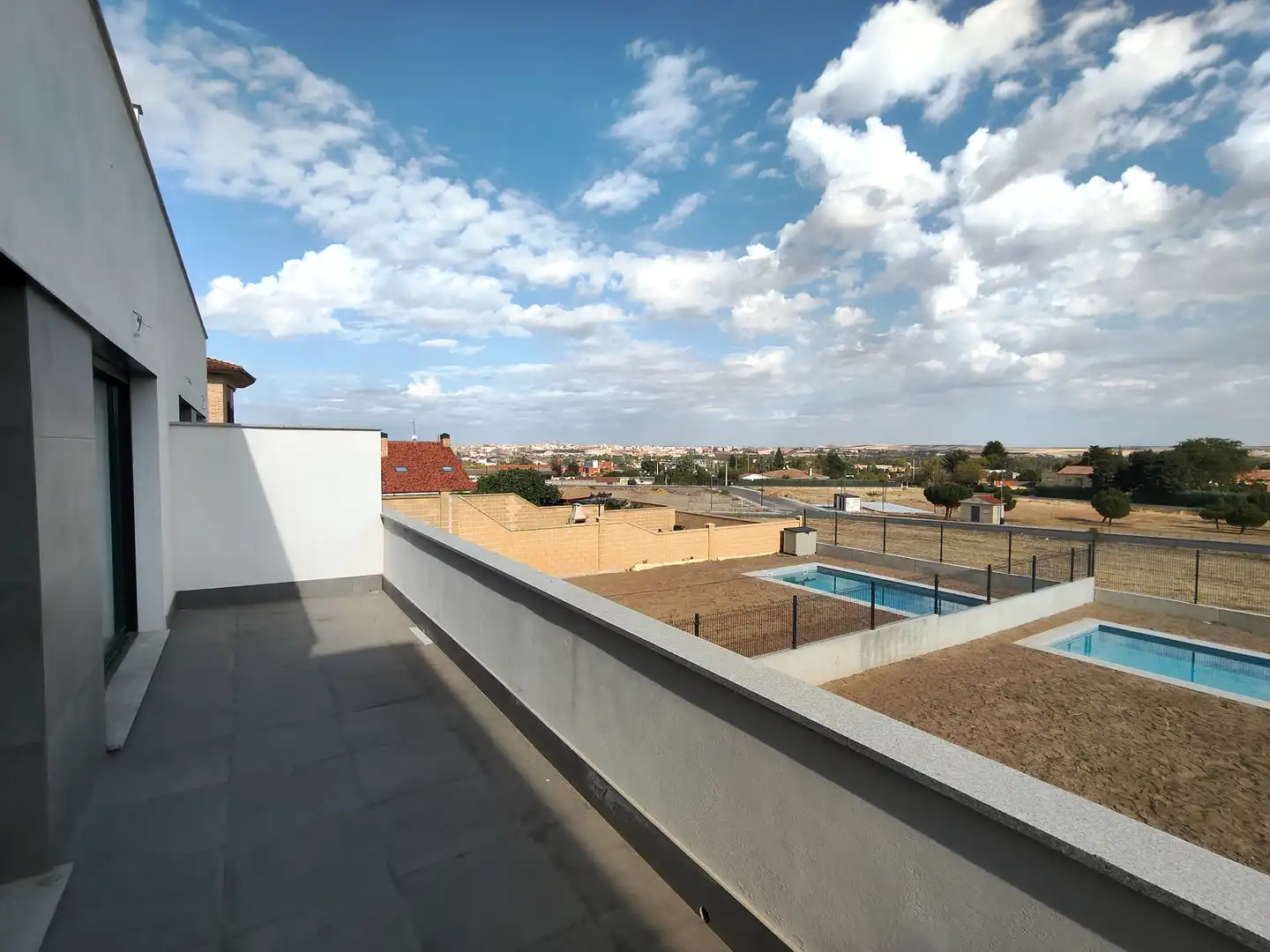 Terraza de Casa o chalet en venta en Carbajosa de la Sagrada con Calefacción, Jardín privado y Terraza