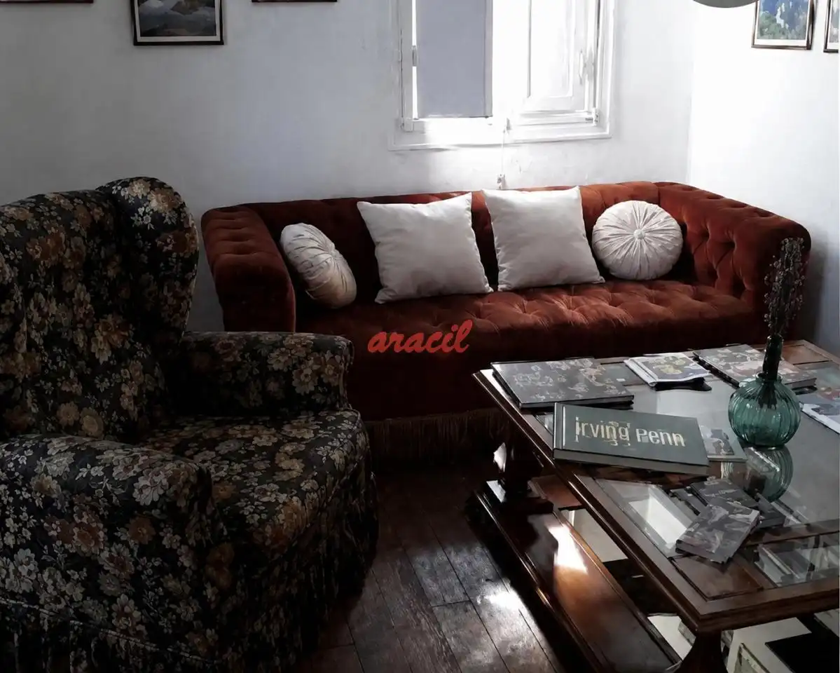 Sala d'estar de Casa o xalet en venda en A Pobra do Brollón  amb Calefacció, Jardí privat i Moblat