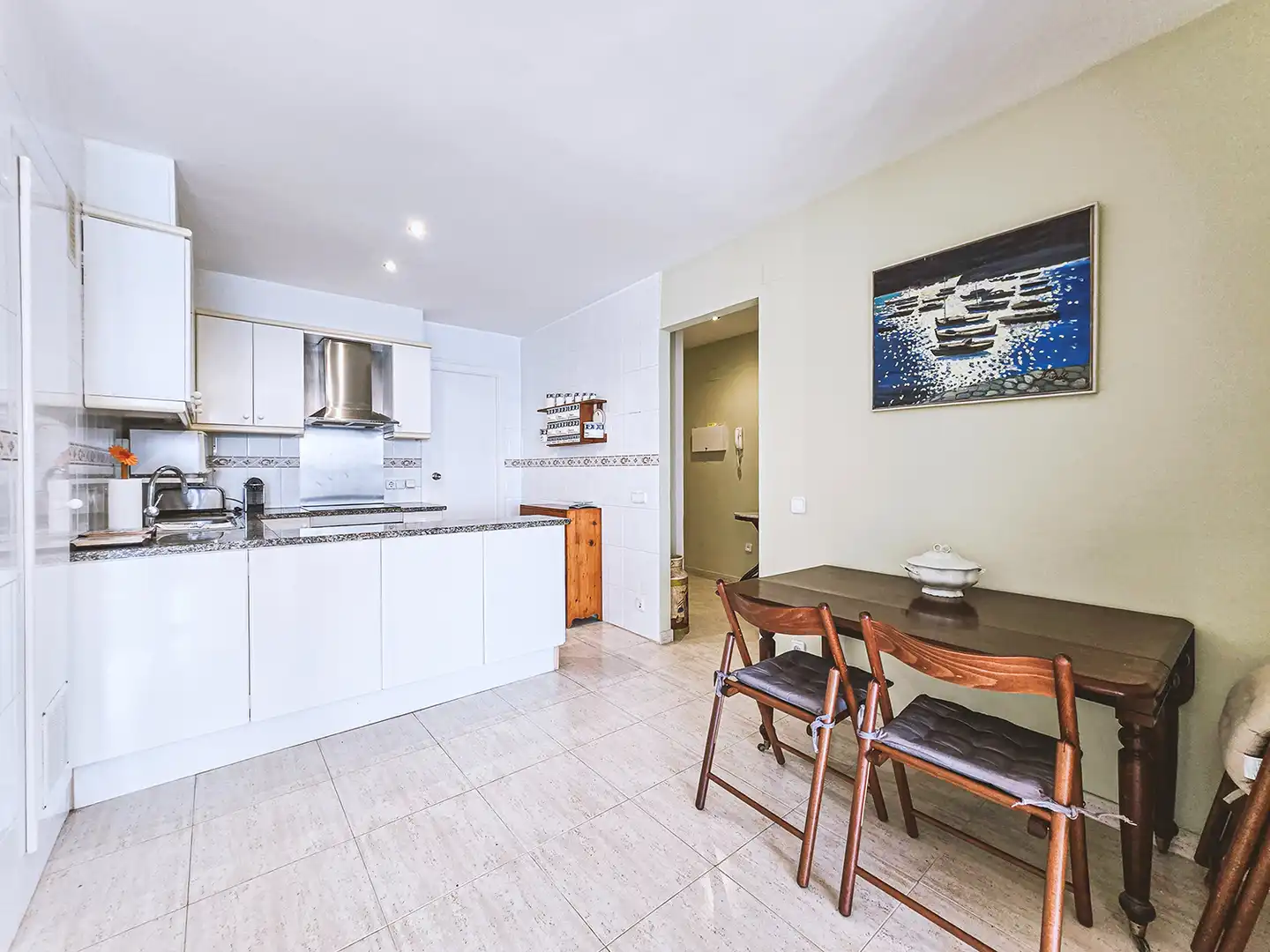 Kitchen of Flat for rent in Sant Pol de Mar  with Furnished, Oven and Washing machine