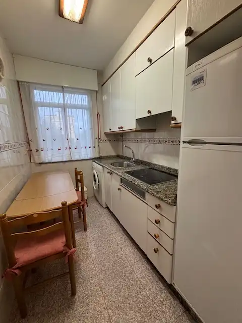 Kitchen of Flat for rent in Ferrol  with Furnished and Washing machine