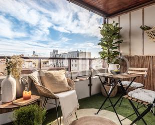 Balcony of Apartment to rent in  Madrid Capital  with Air Conditioner, Terrace and Furnished