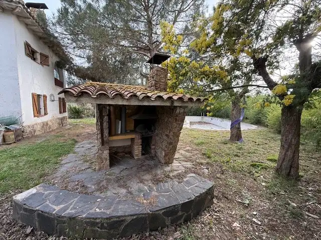 Jardí de Finca rústica en venda en Santa Maria de Palautordera amb Jardí privat i Piscina