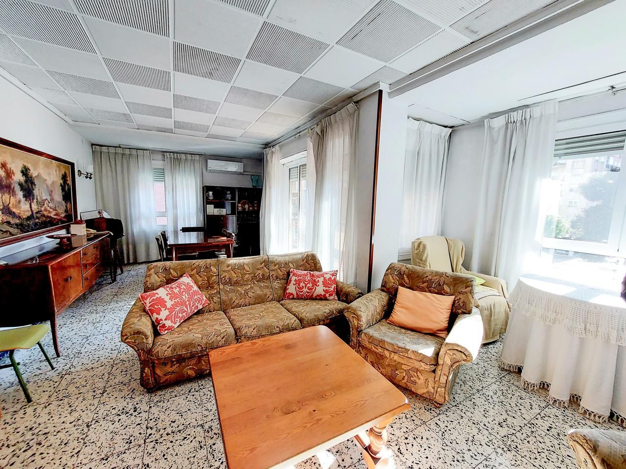 Living room of Flat for sale in Elche / Elx  with Air Conditioner, Terrace and Storage room