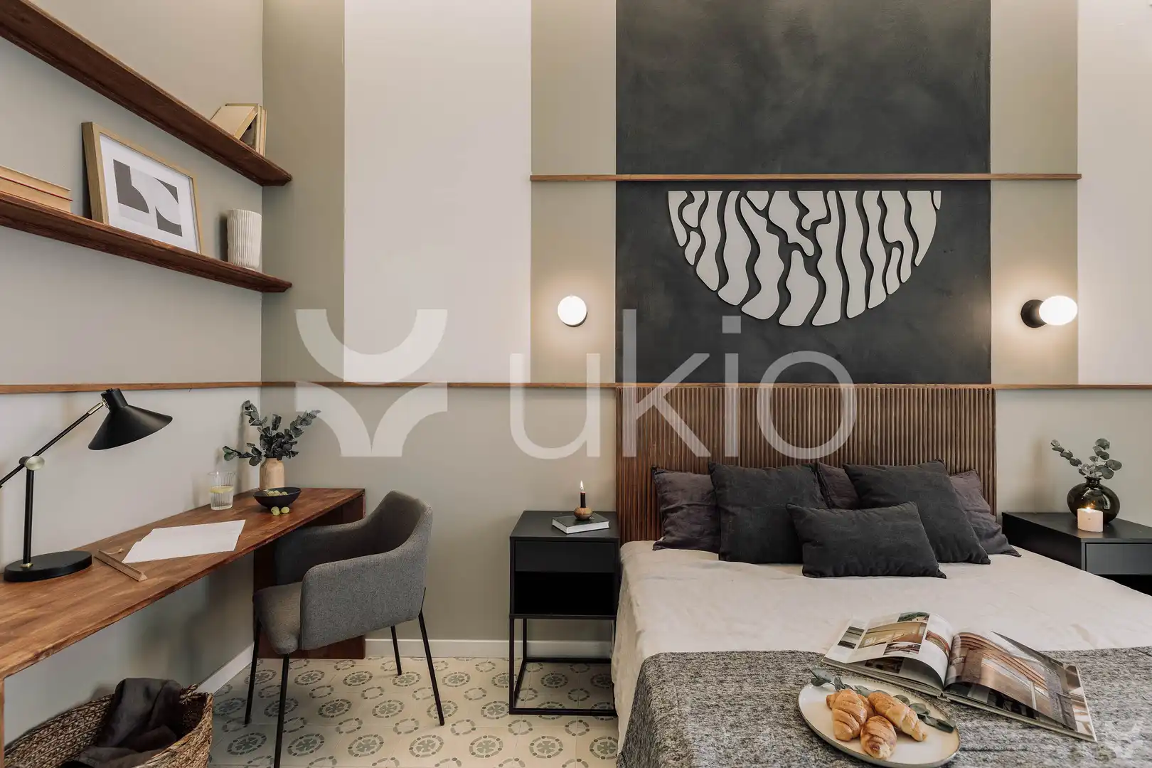 Habitación de Apartamento de alquiler en Barcelona con Aire acondicionado, Calefacción y Terraza