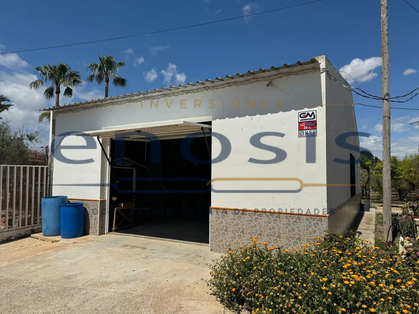 Vista exterior de Finca rústica en venda en Torre-Pacheco amb Aire condicionat