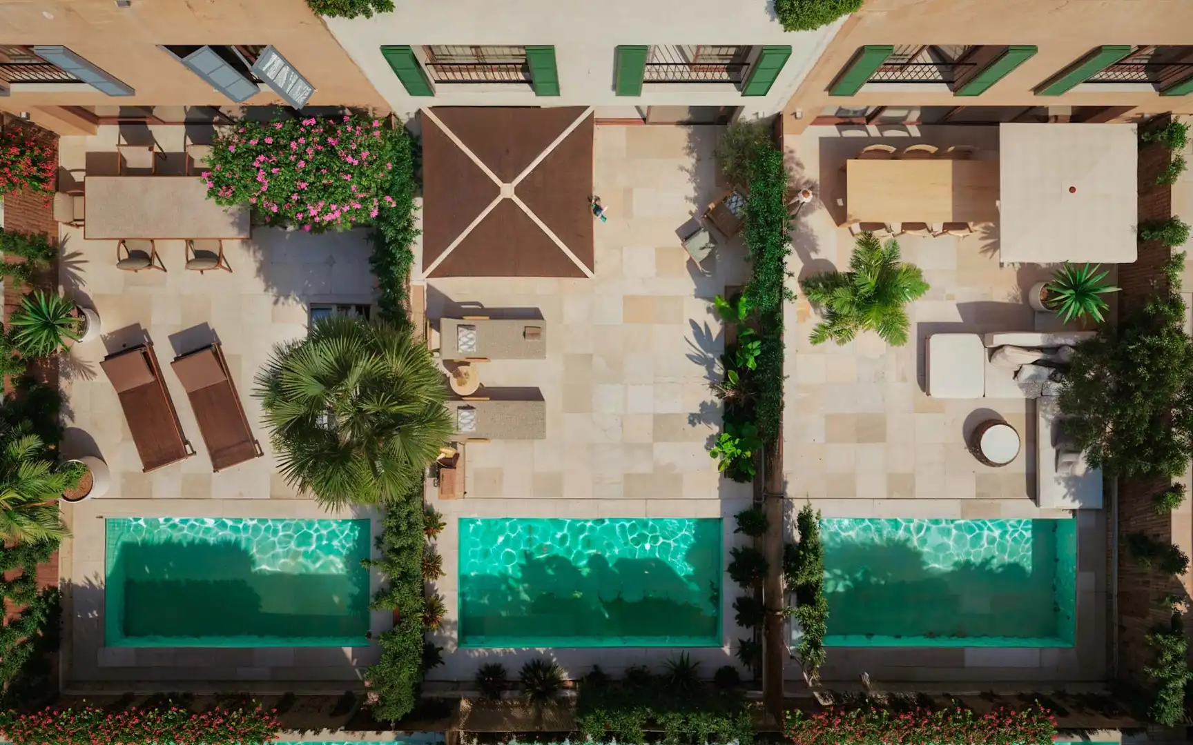 Swimming pool of Houses for sale in Campos  with Air Conditioner, Heating and Swimming Pool
