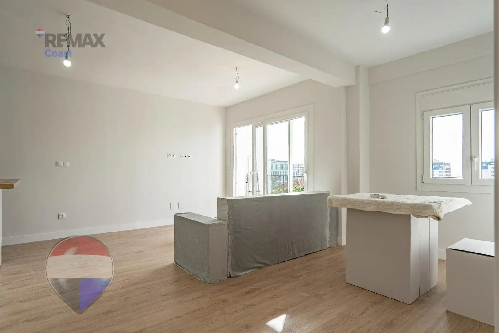 Sala de estar de Piso en venta en Málaga con Aire acondicionado y Terraza