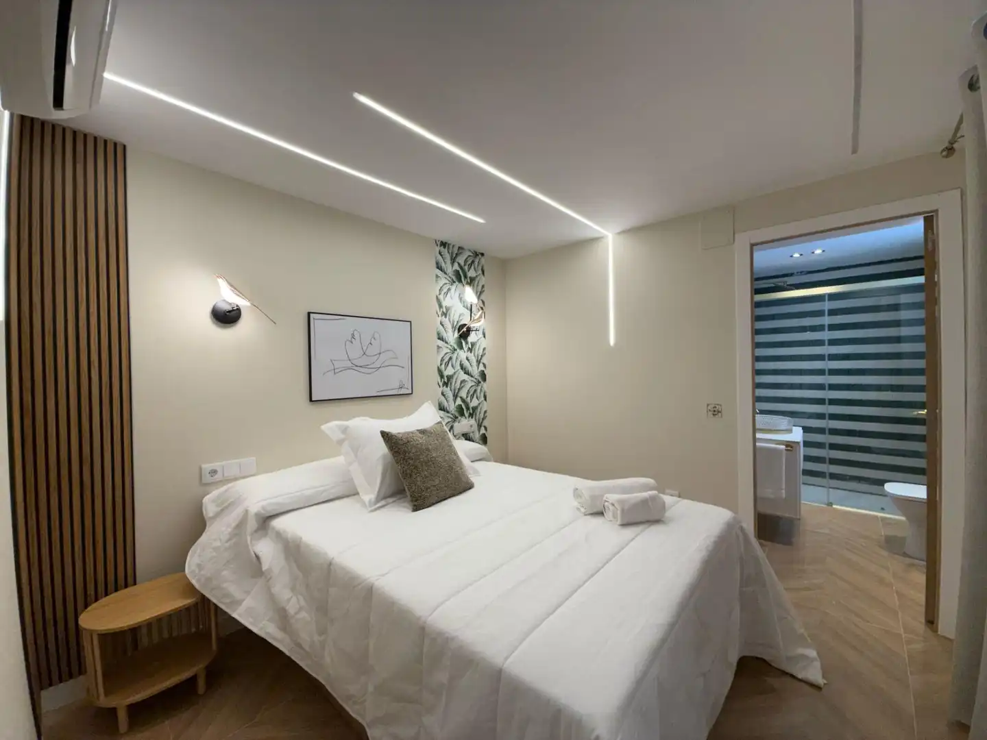 Habitación de Apartamento de alquiler en Mérida con Aire acondicionado, Terraza y Amueblado