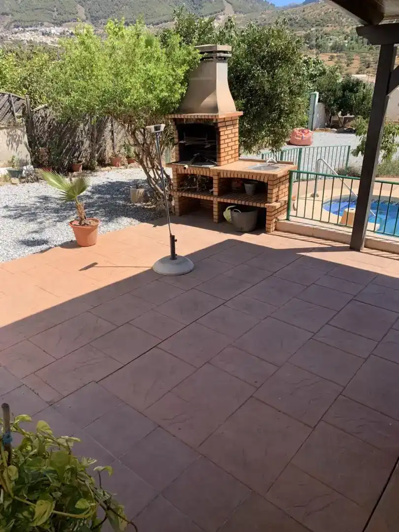 Terrasse von Country house zur Miete in Alcaucín