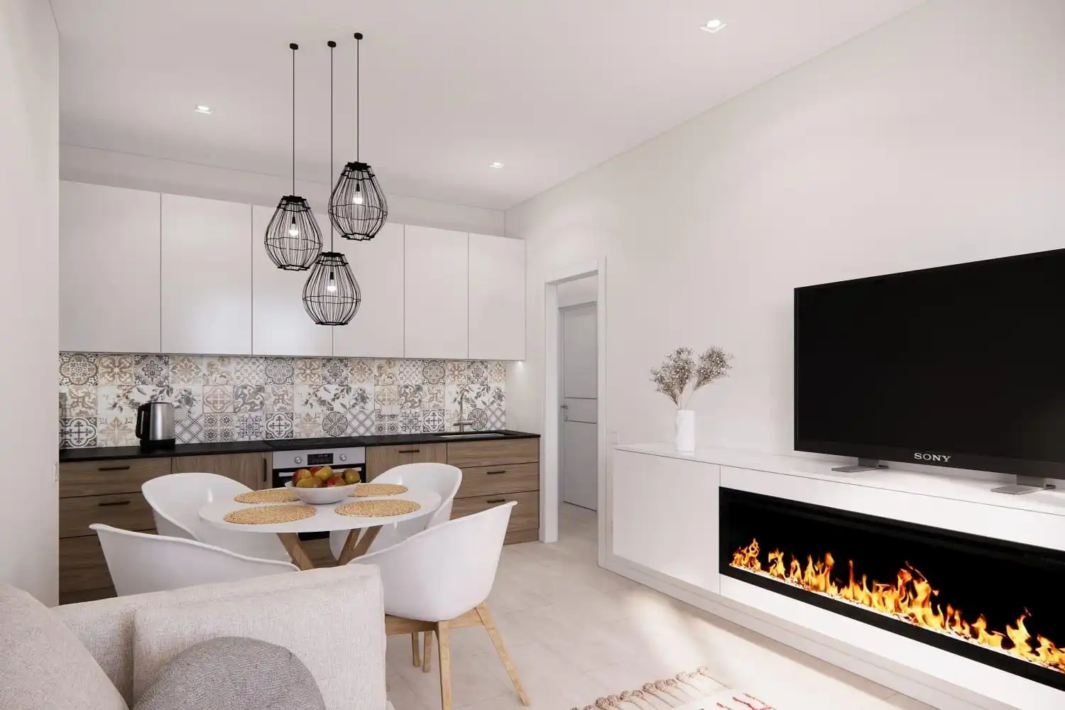 Sala de estar de Casa o chalet en venta en Torrevieja con Aire acondicionado, Jardín privado y Terraza