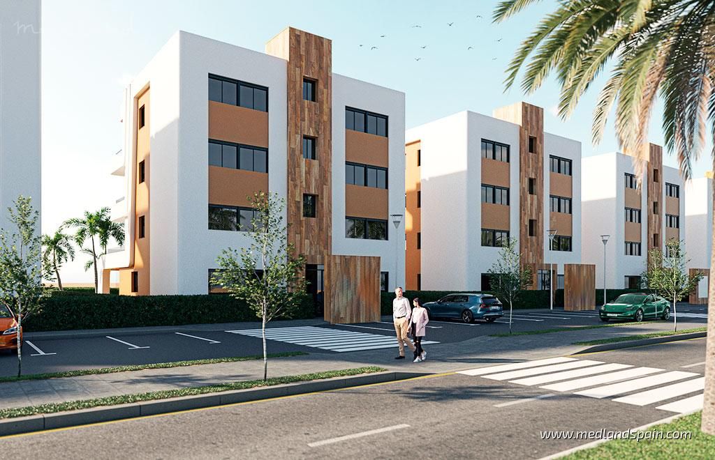 Exterior view of Apartment for sale in Alhama de Murcia  with Terrace, Storage room and Community pool