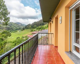 Balcony of House or chalet for sale in Tineo  with Heating, Private garden and Terrace