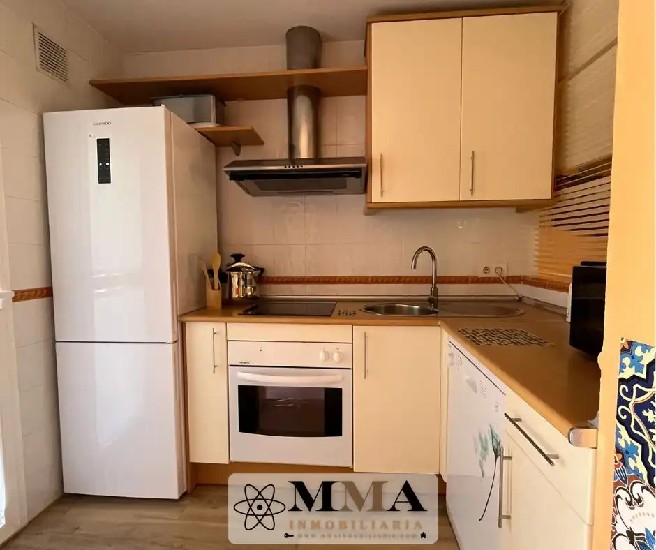 Kitchen of Flat for sale in La Antilla  with Air Conditioner, Heating and Private garden