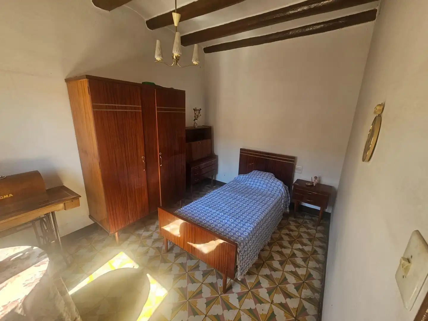 Habitación de Finca rústica en venta en Rosselló con Aire acondicionado, Calefacción y Trastero