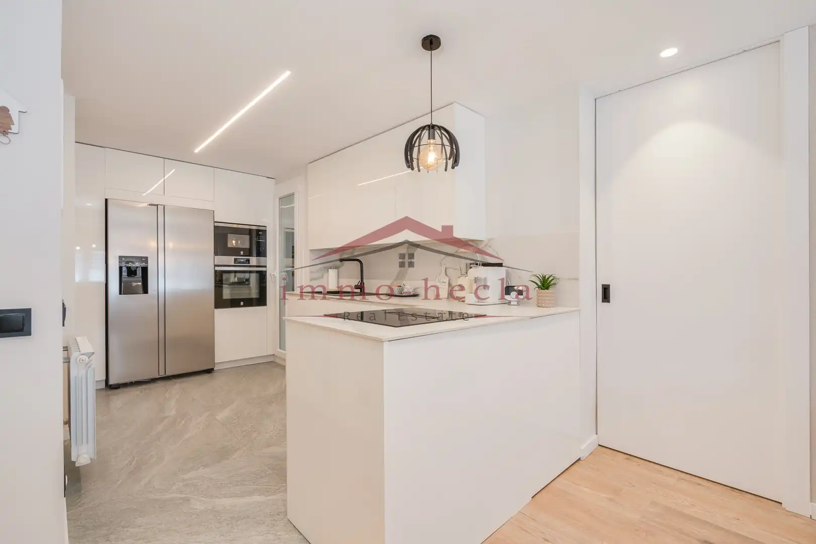 Küche von Wohnung zum Verkauf in Santa Margarida de Montbui mit Heizung und Balkon